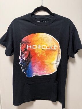 Black Graphic Logo Tee - Multicolor Print